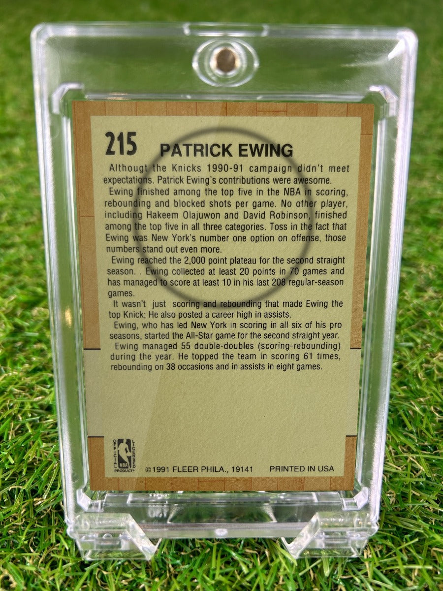 PATRICK EWING 1991 Fleer All-Star Team
