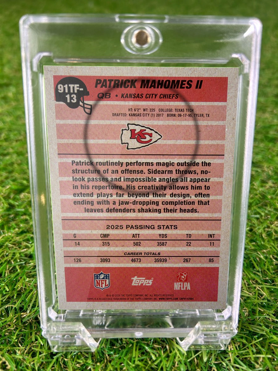 PATRICK MAHOMES II 2025 Topps 35th Anniversary