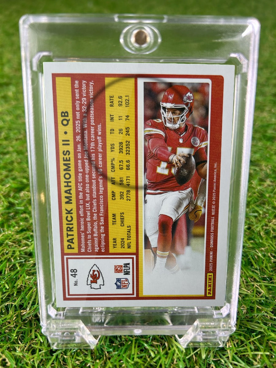 PATRICK MAHOMES II 2025 Donruss Football