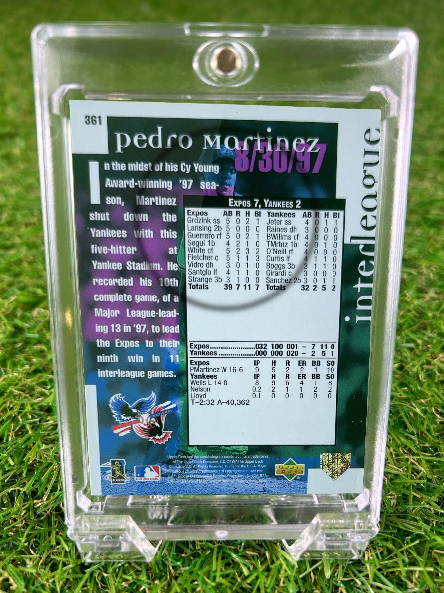 PEDRO MARTINEZ 1997 Upper Deck Special Report History in the Making