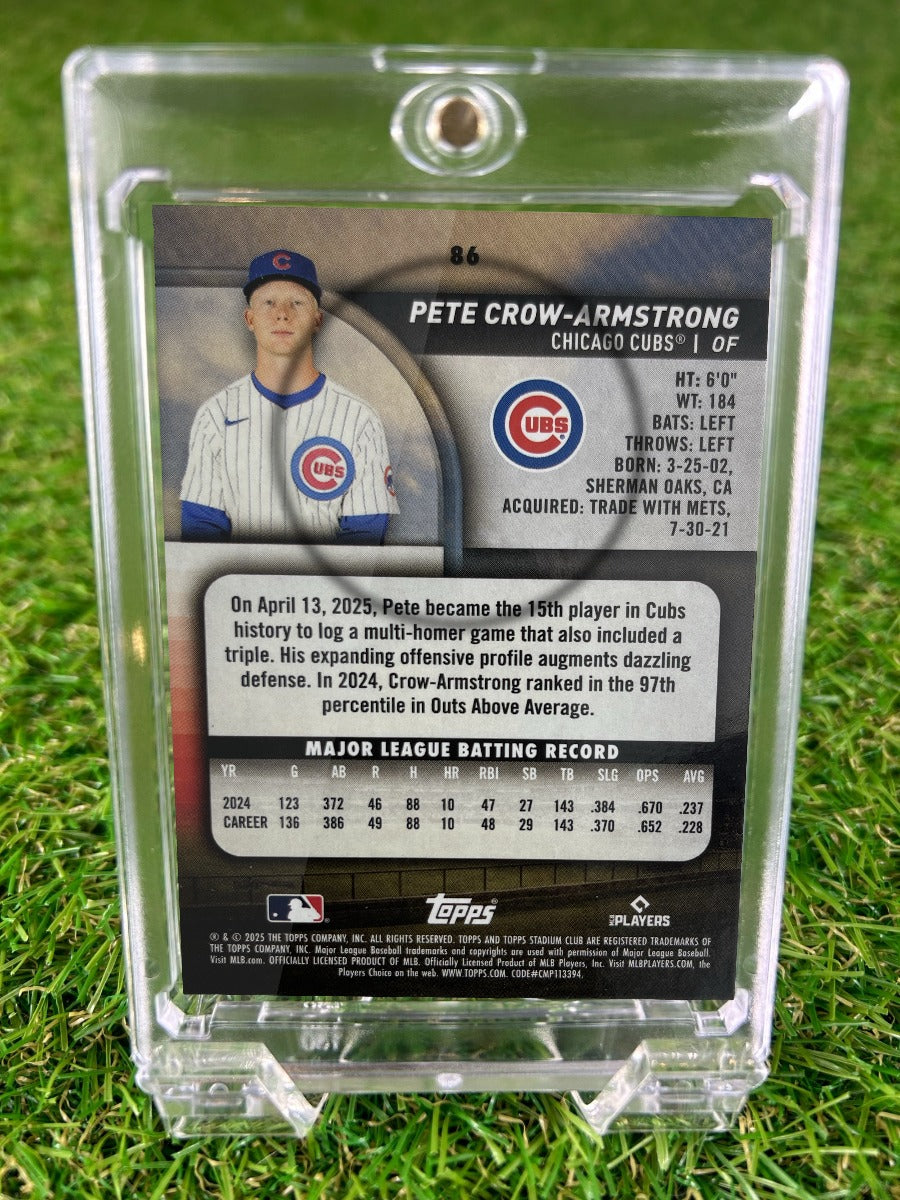 PETE CROW-ARMSTRONG 2025 Topps Stadium Club