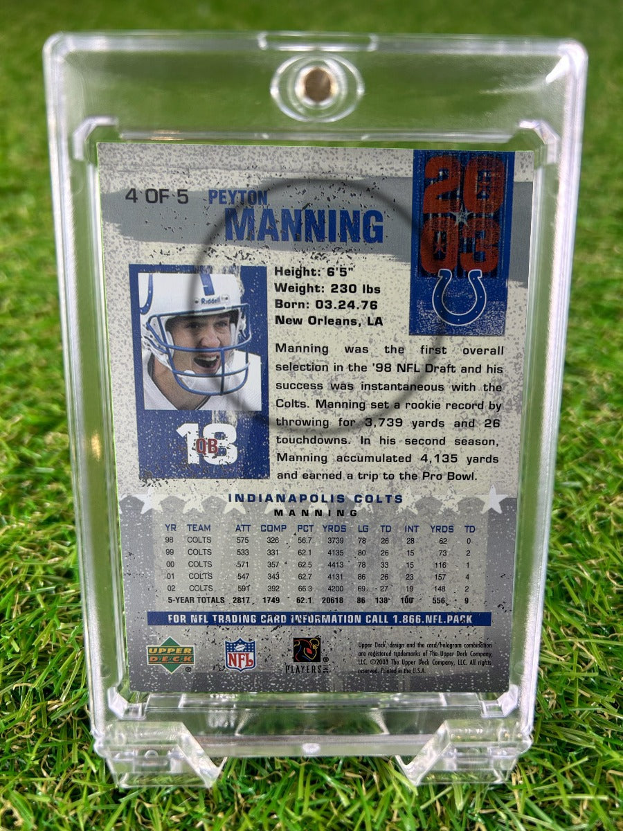PEYTON MANNING 2003 Upper Deck