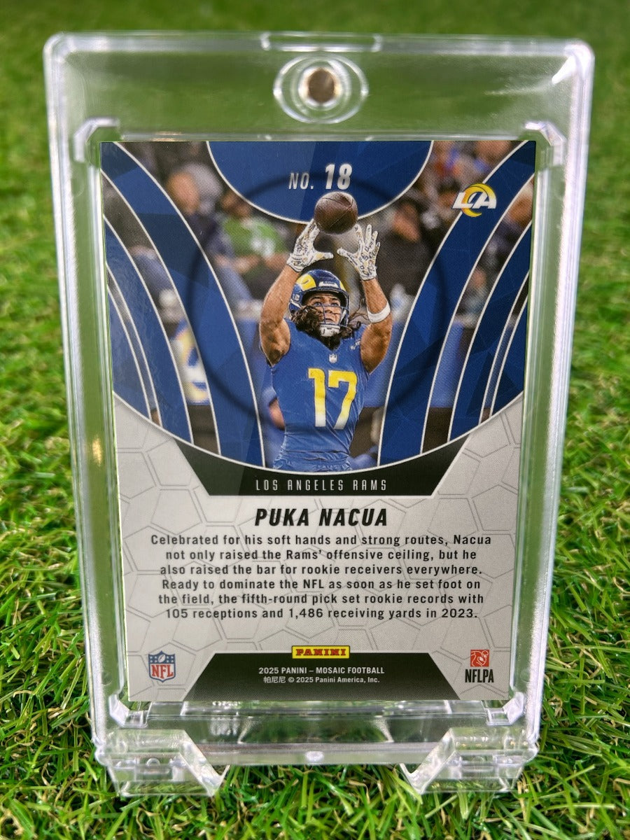 PUKA NACUA 2025 Panini Mosaic Football Elevate
