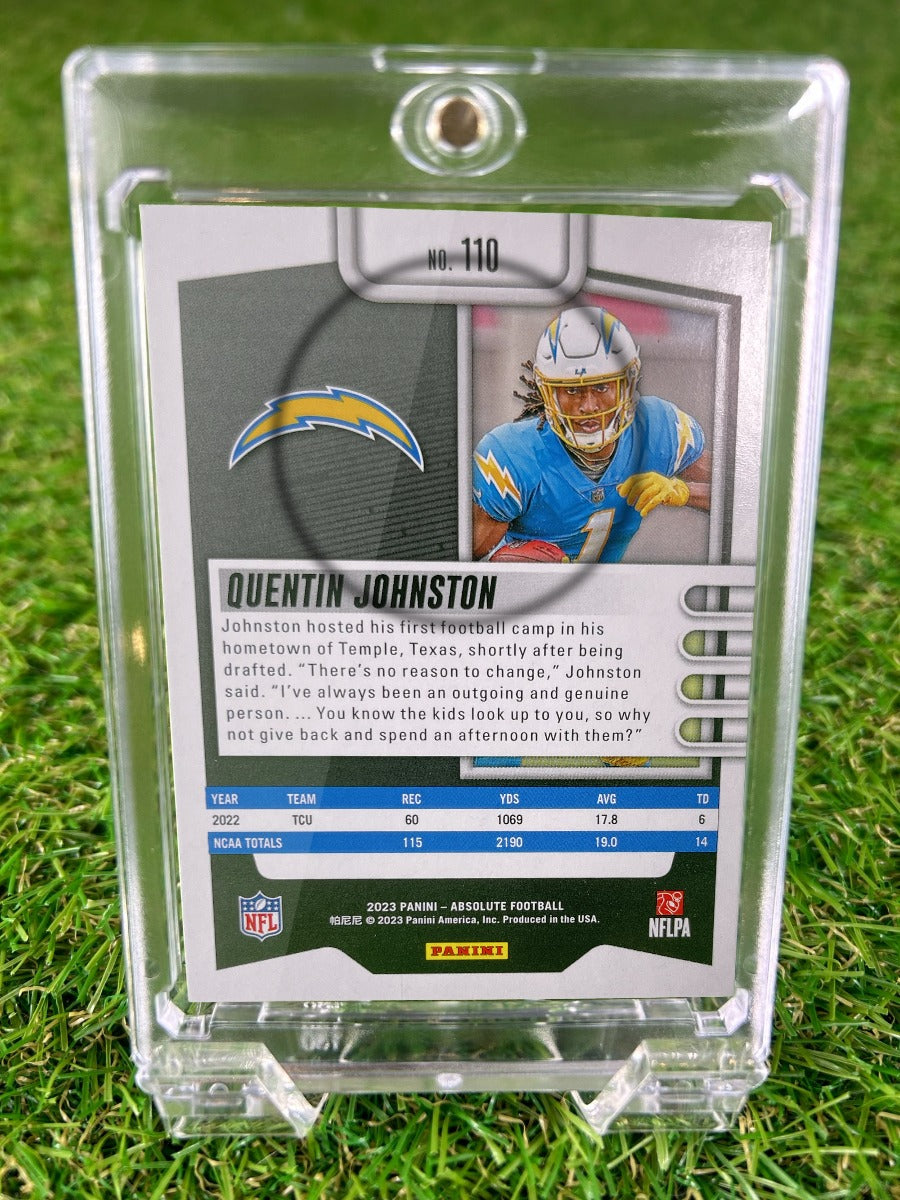QUENTIN JOHNSTON 2023 Panini Absolute Football