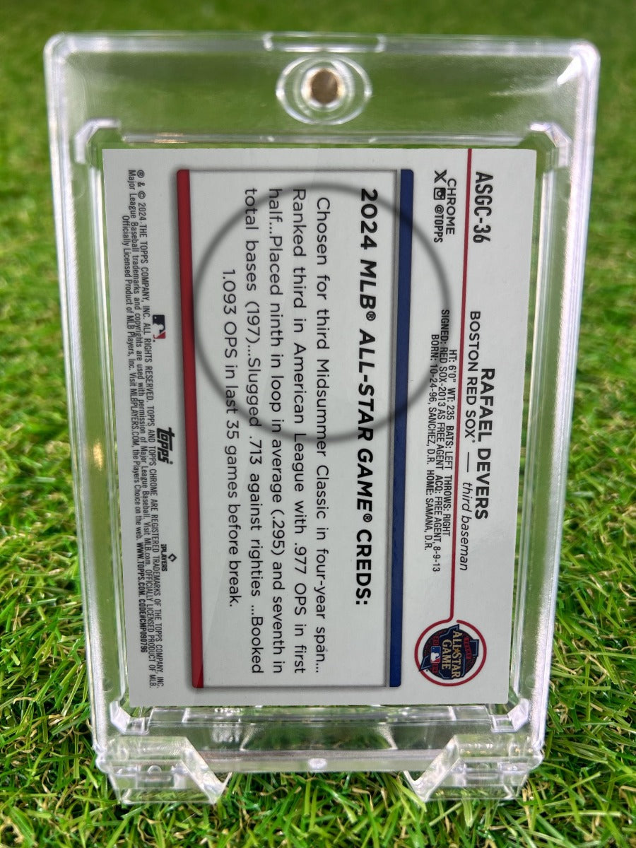 RAFAEL DEVERS 2024 Topps Chrome MLB All-Star Game