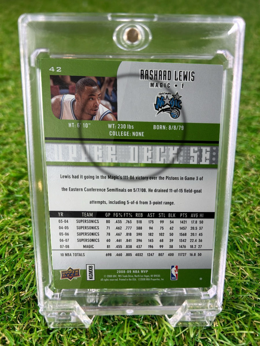 RASHARD LEWIS 2008 Upper Deck MVP