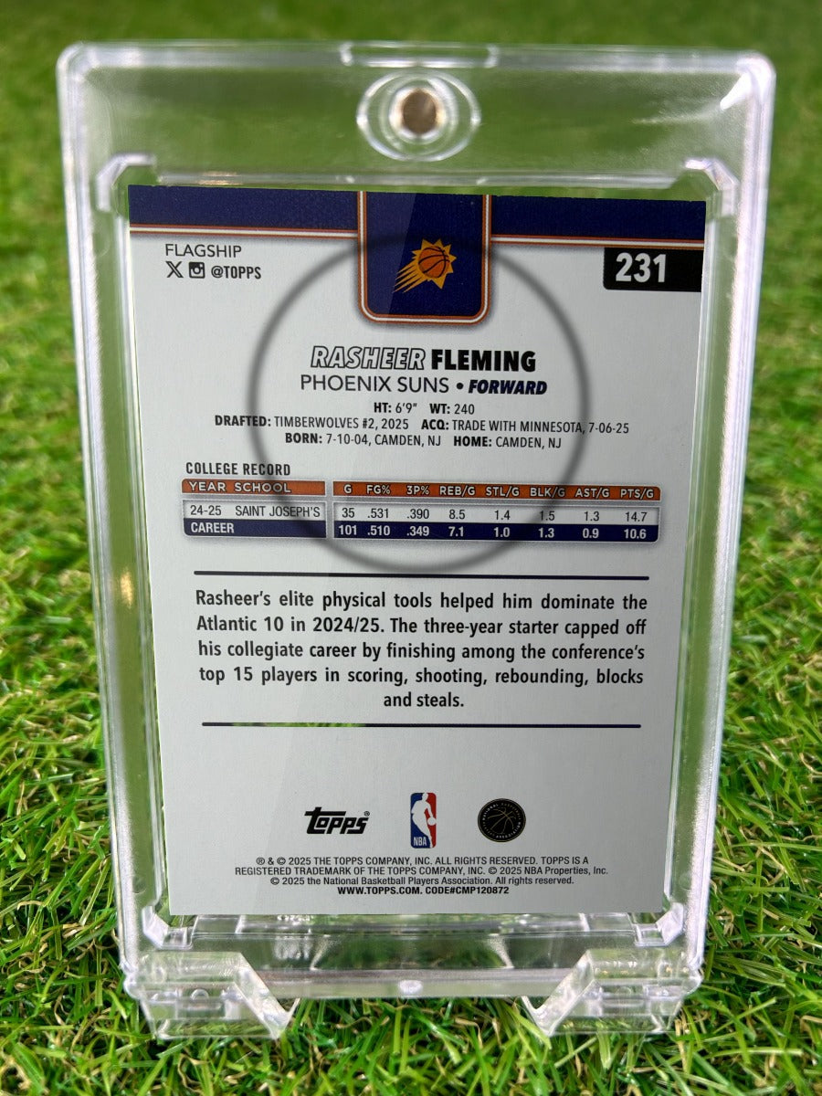 RASHEER FLEMING 2025 Topps Flagship