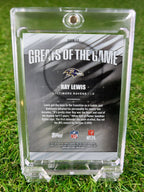 RAY LEWIS 2025 Topps Greats of the Game