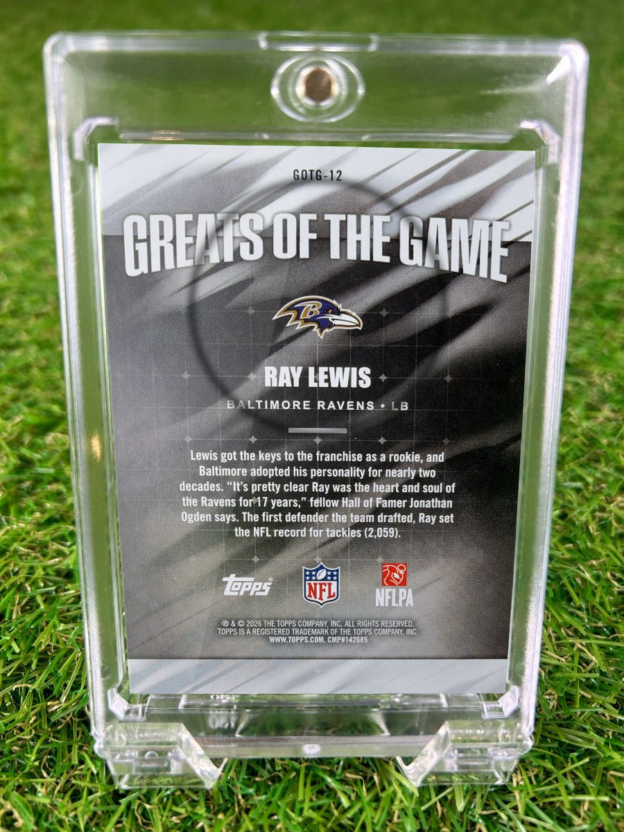 RAY LEWIS 2025 Topps Greats of the Game