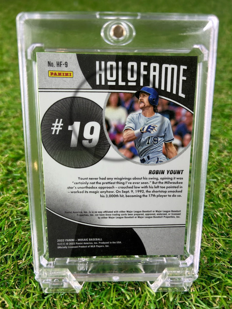 ROBIN YOUNT 2022 Panini Mosaic Baseball Holofame