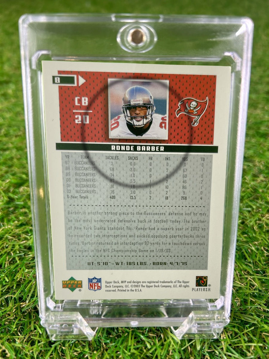 RONDE BARBER 2003 Upper Deck MVP