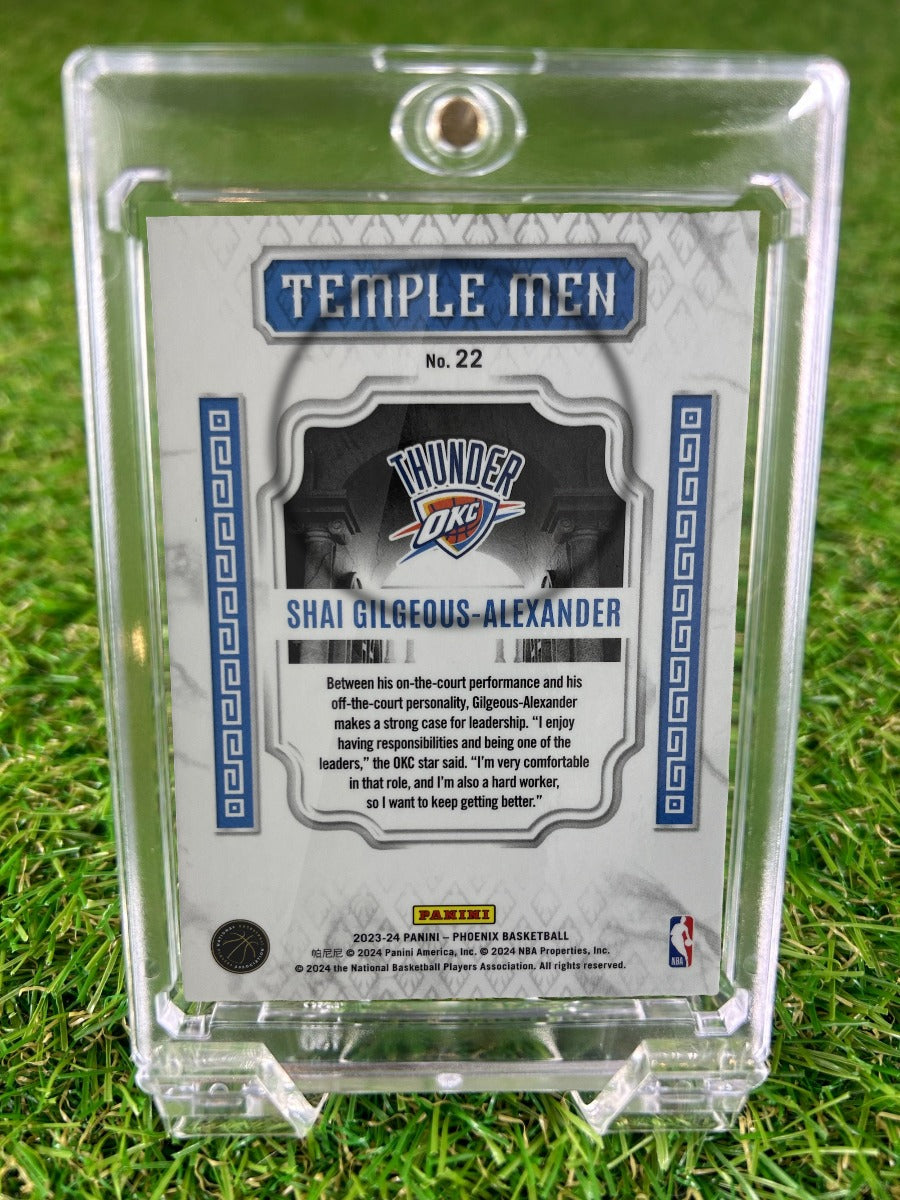 SHAI GILGEOUS-ALEXANDER 2023 Panini Chronicles Temple Men