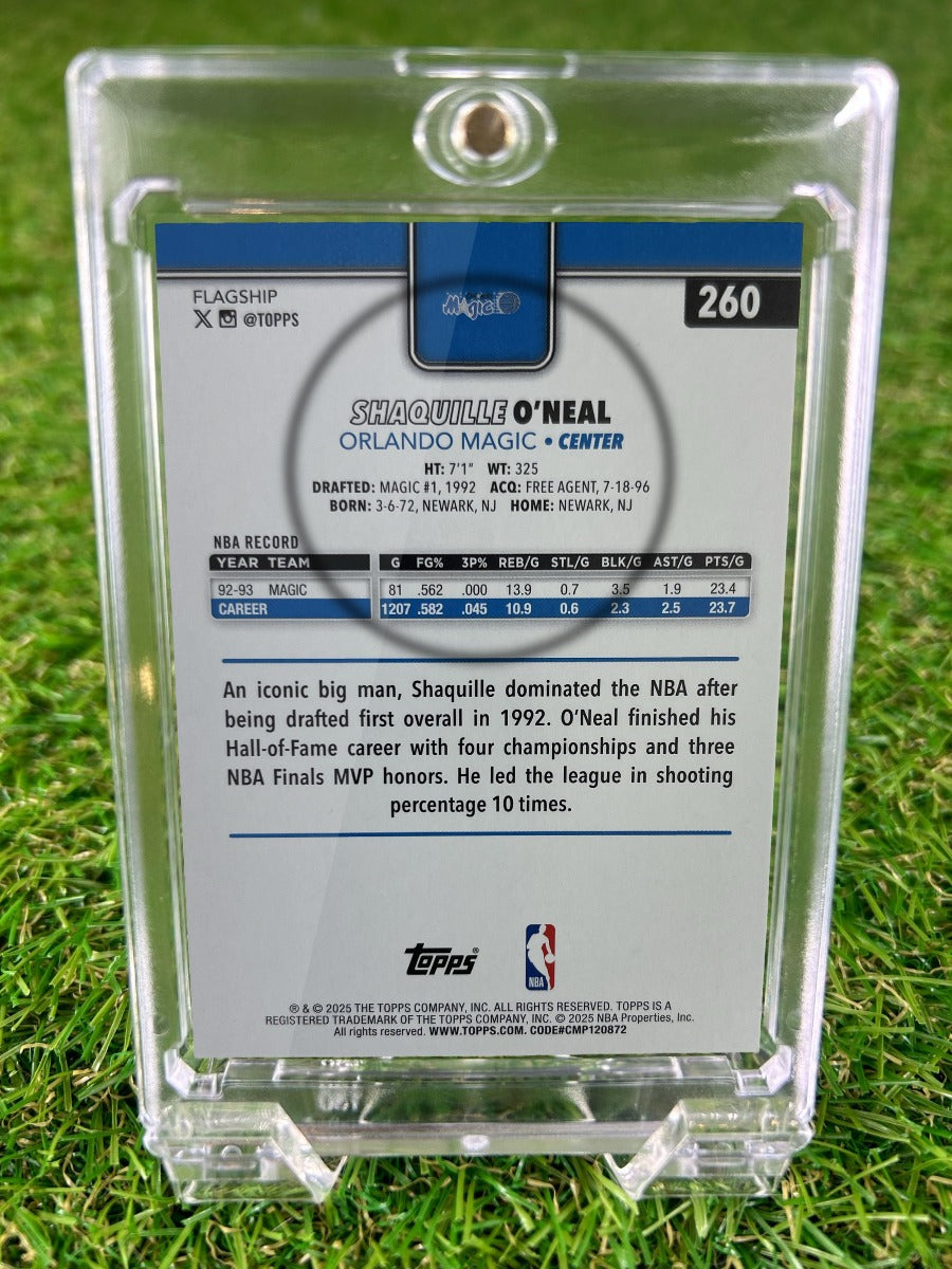 SHAQUILLE O'NEAL 2025 Topps Flagship