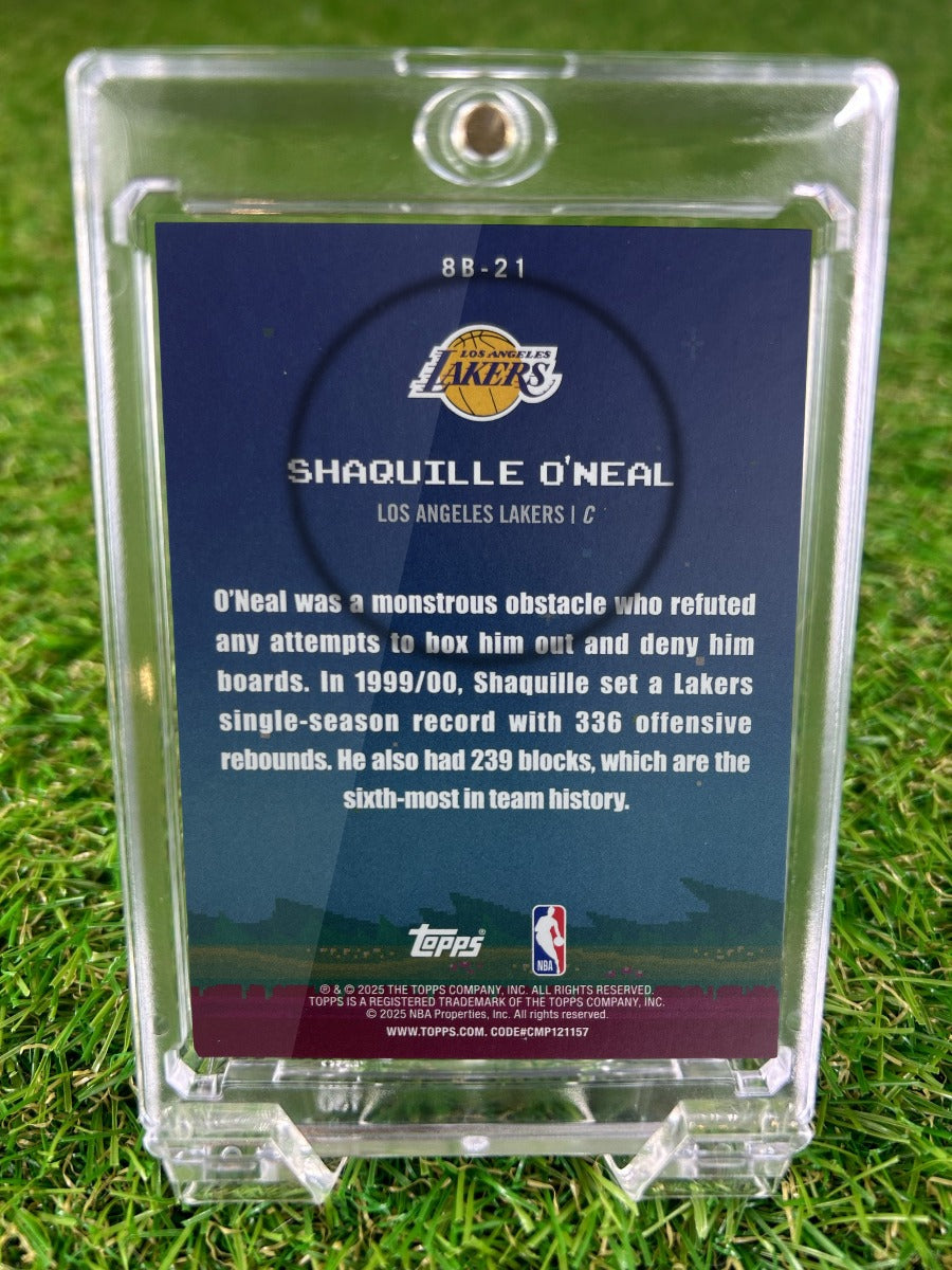 SHAQUILLE O'NEAL 2025 Topps 8-Bit Ballers