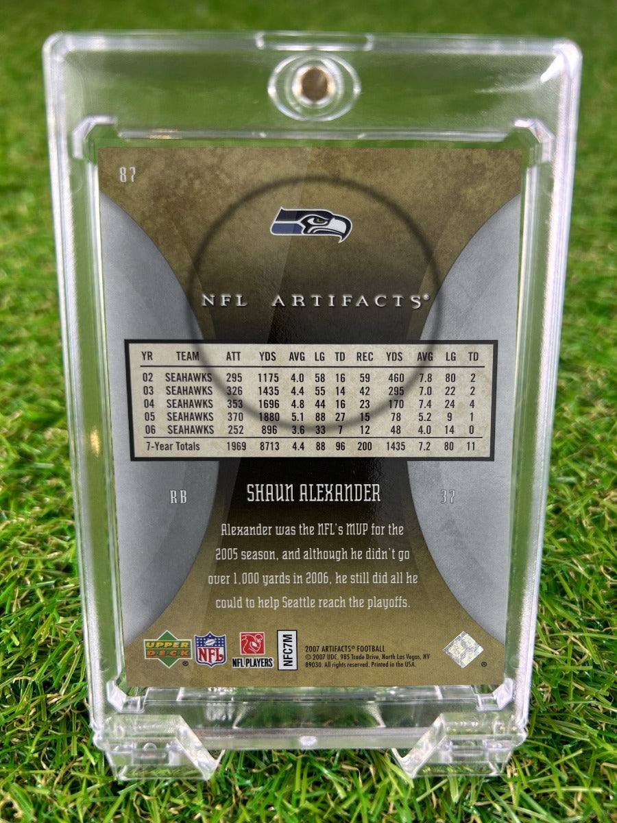 SHAUN ALEXANDER 2007 NFL Artifacts