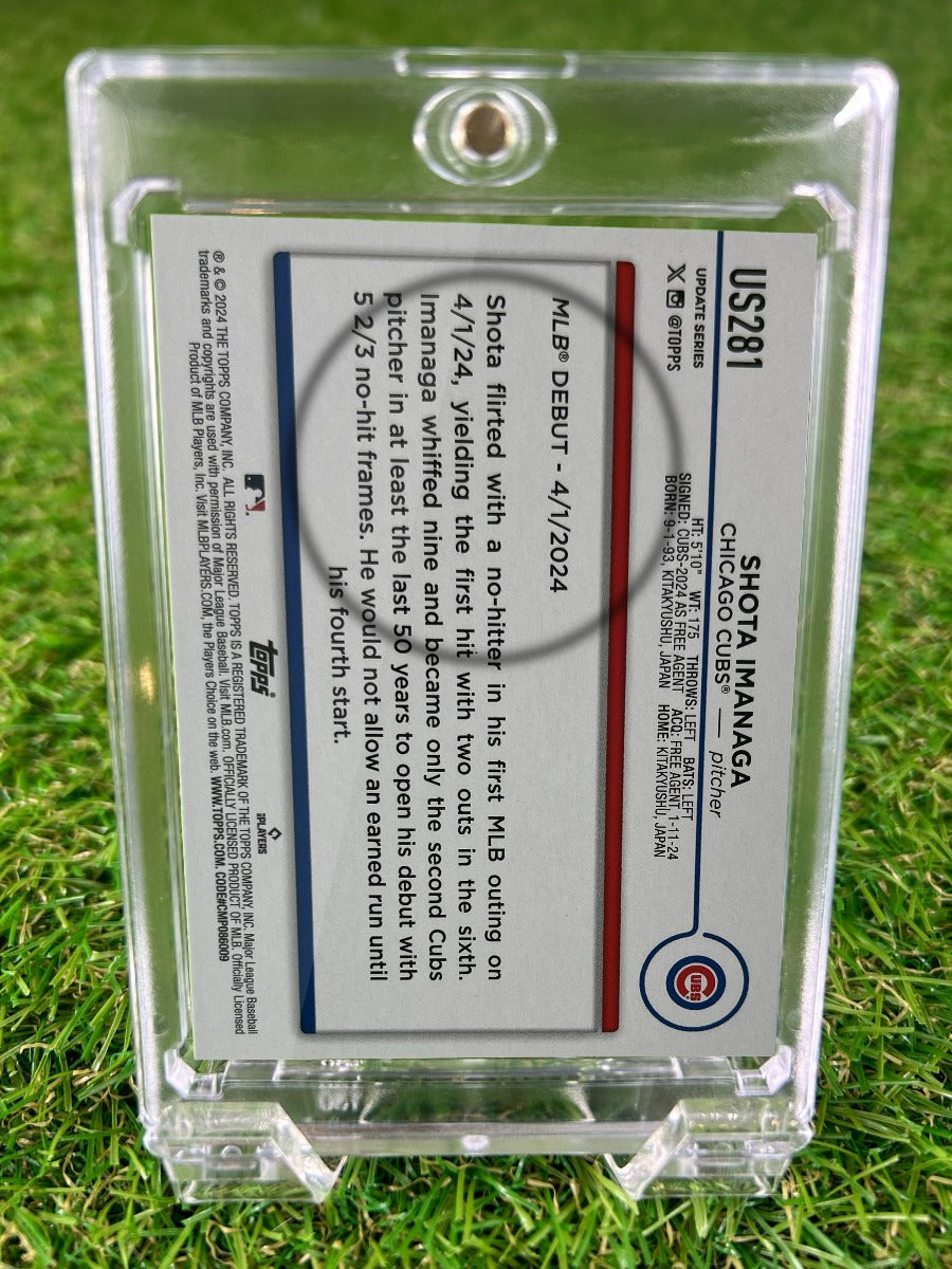 SHOTA IMANAGA 2024 Topps Update Series
