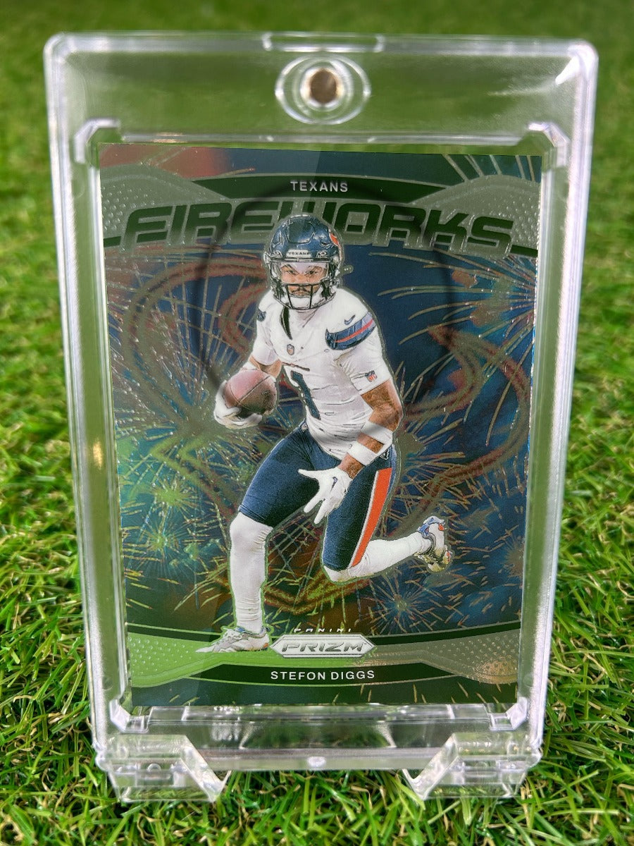 STEFON DIGGS 2024 Panini Prizm Football Fireworks
