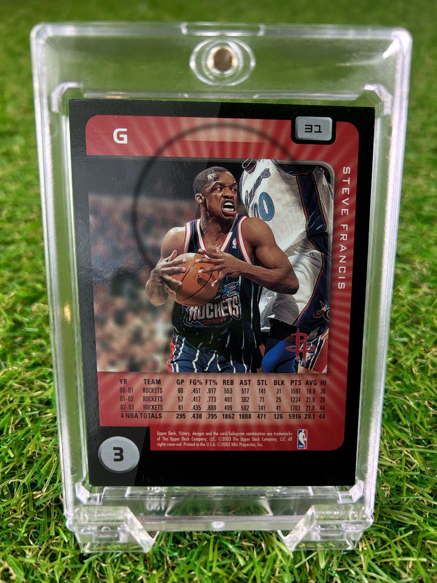 STEVE FRANCIS 2003 Upper Deck Victory