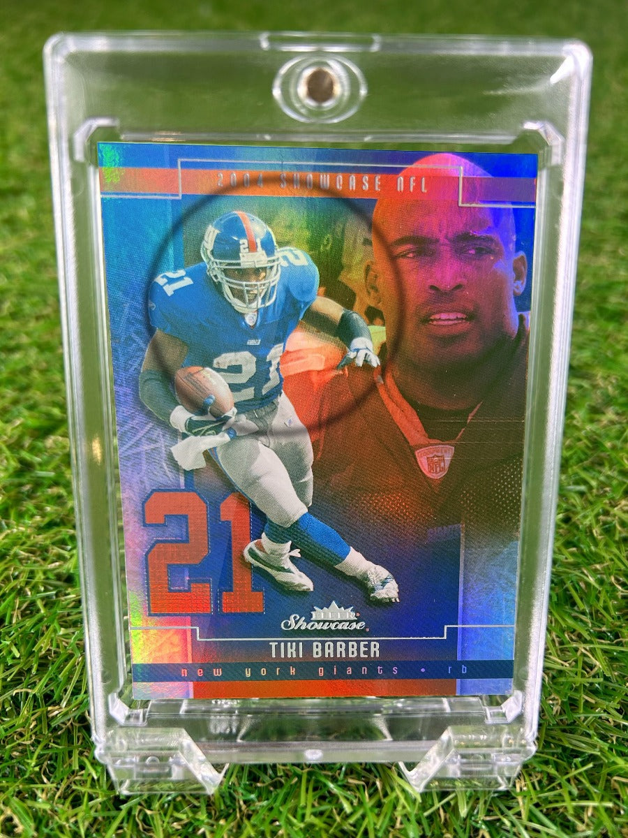 TIKI BARBER 2004 Fleer Showcase