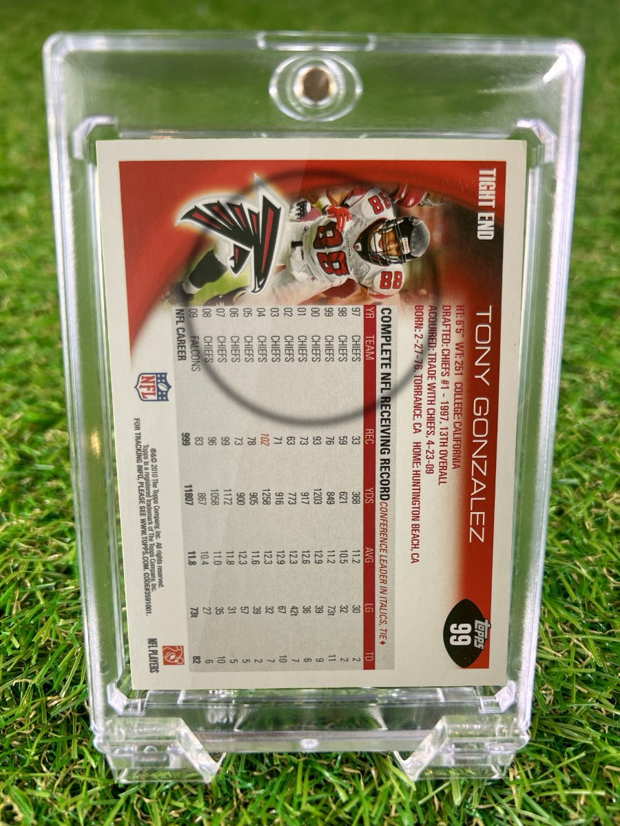 TONY GONZALEZ 2010 Topps