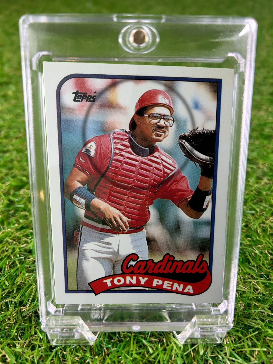 TONY PENA 1989 Topps