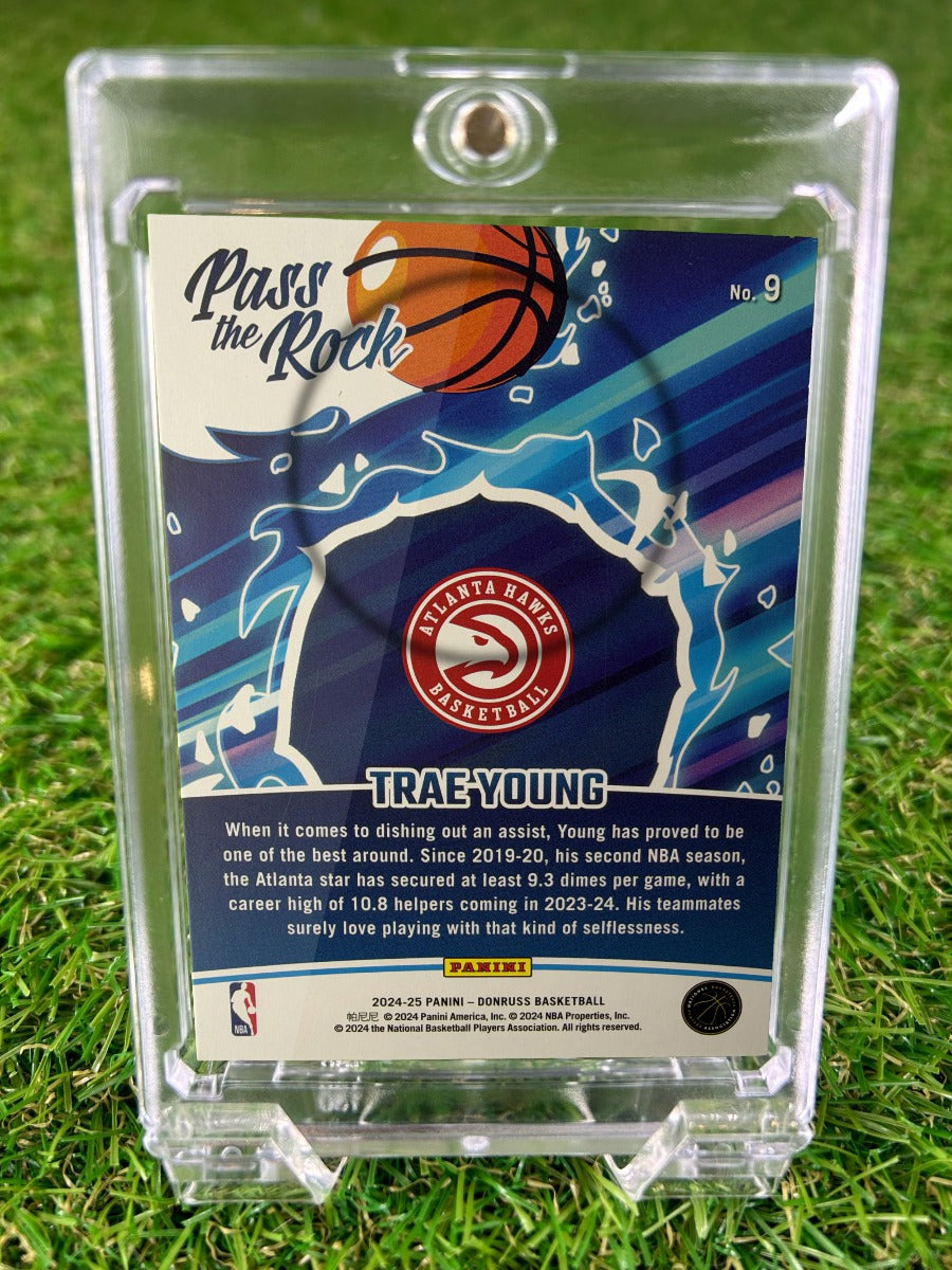 TRAE YOUNG 2024 Panini Donruss Basketball Pass the Rock
