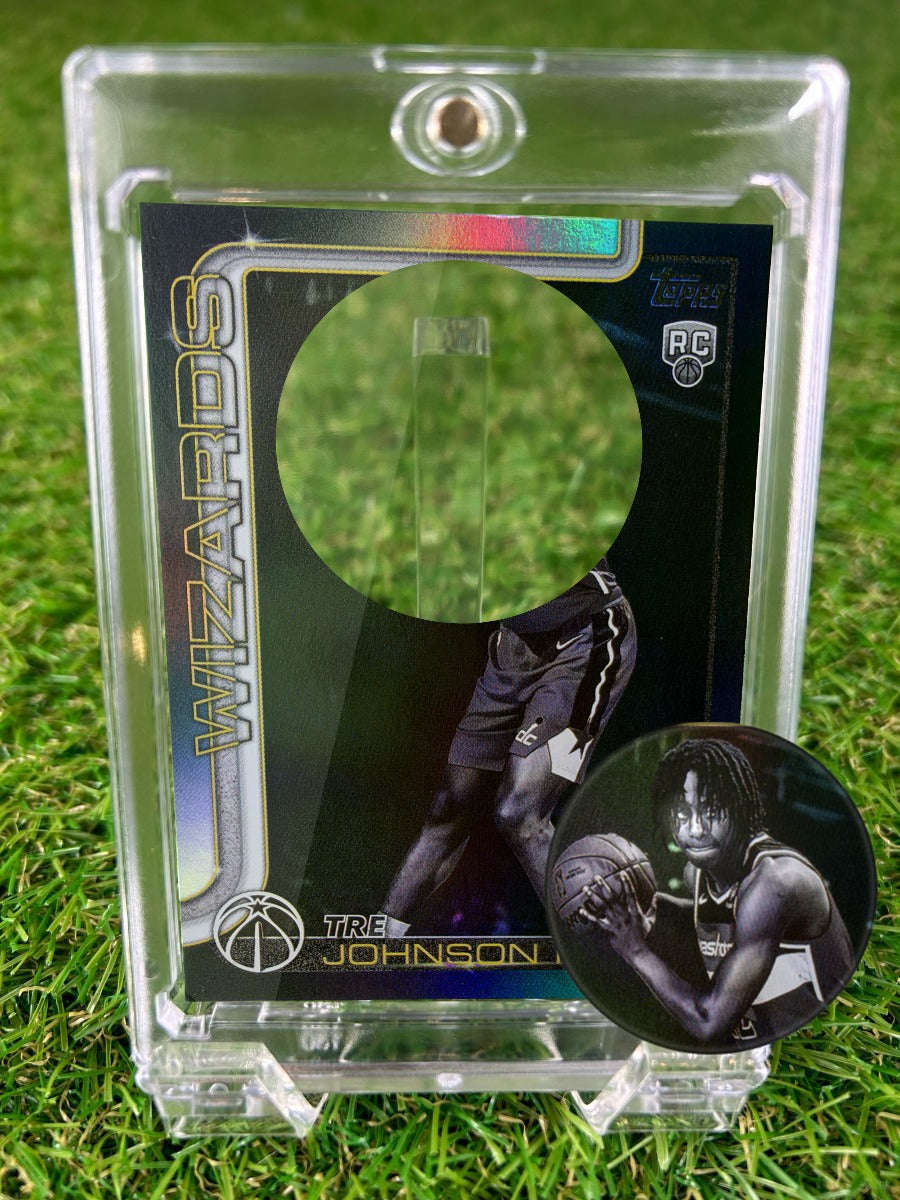 TRE JOHNSON III BLACK CHROME 2025 Topps Flagship