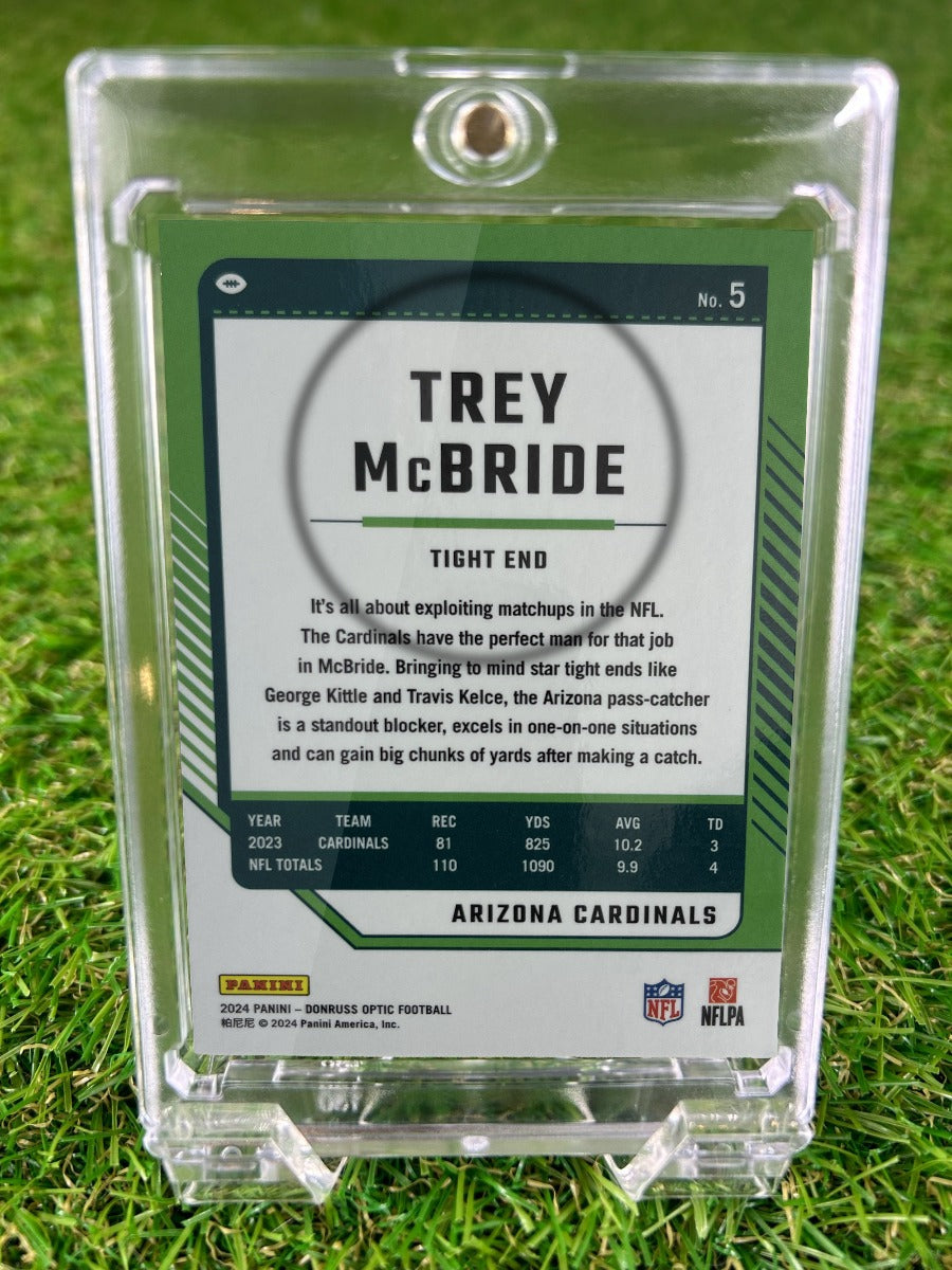 TREY MCBRIDE 2024 Donruss Optic Football