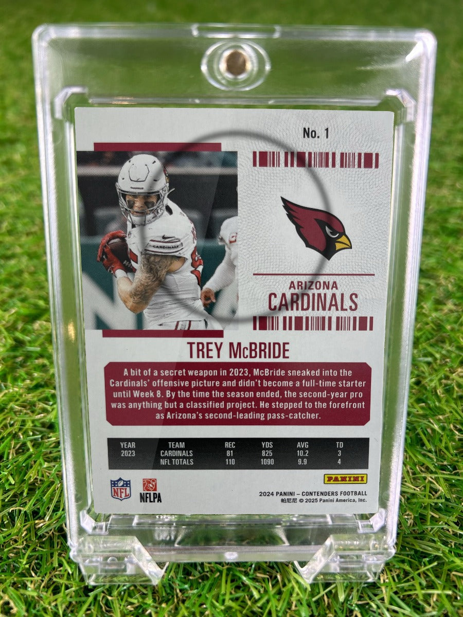 TREY MCBRIDE 2024 Panini Contenders Football