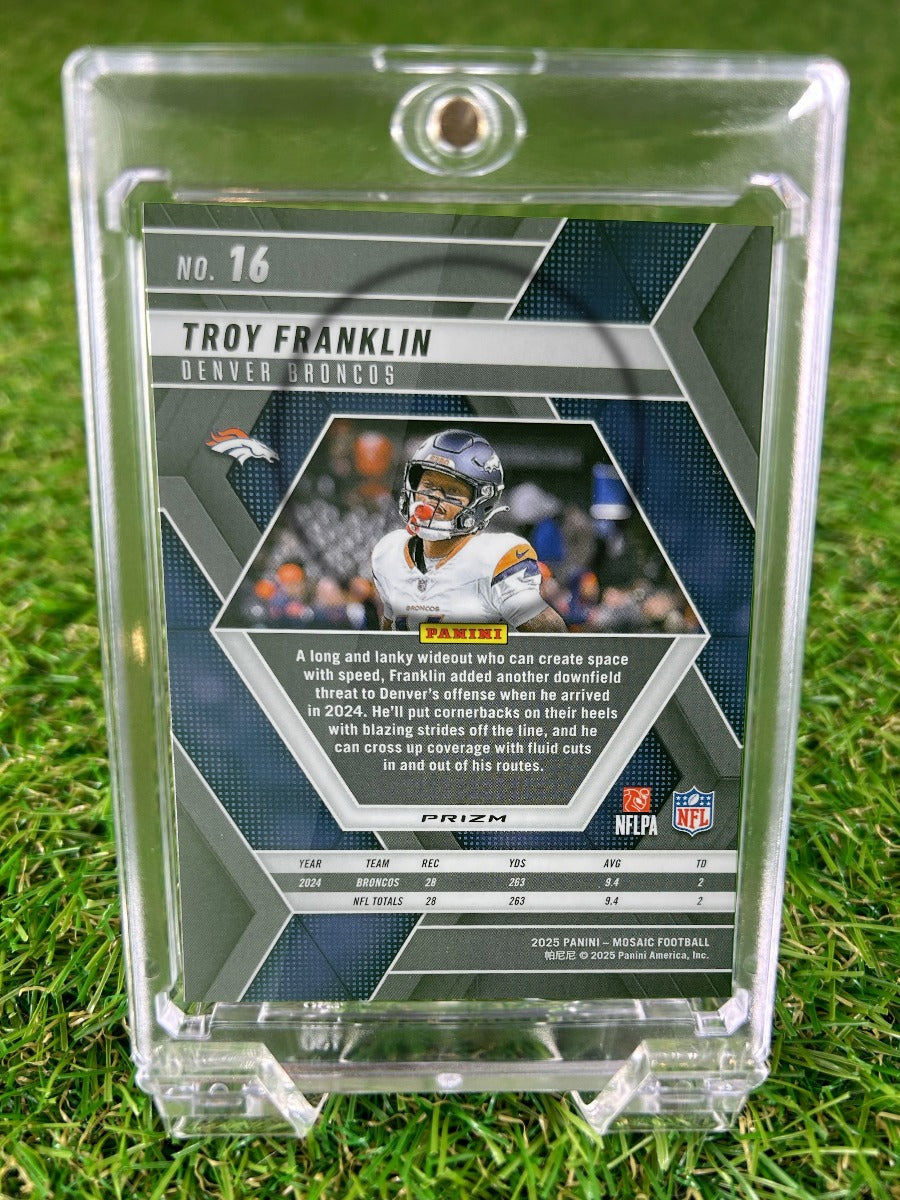 TROY FRANKLIN 2025 Panini Mosaic Football