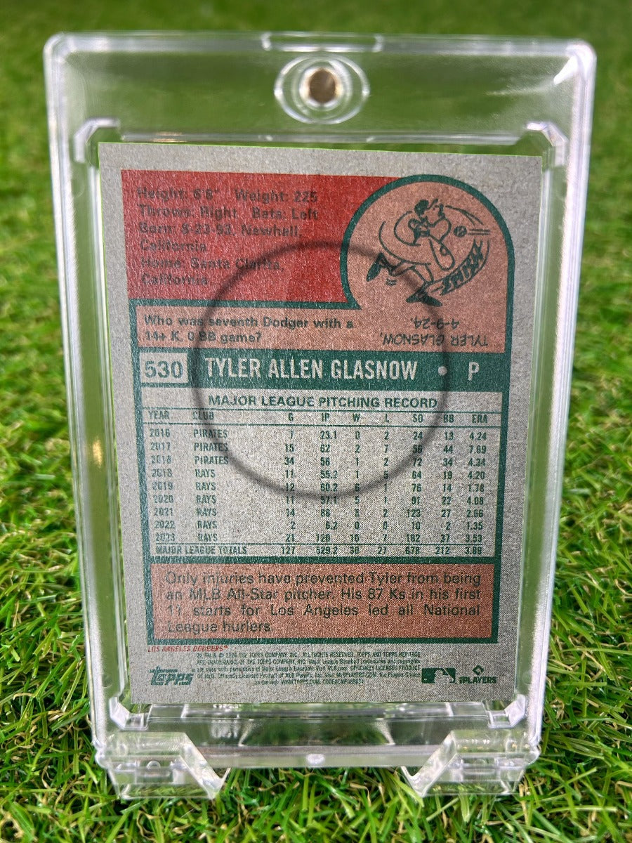 TYLER ALLEN GLASNOW 2024 Topps Heritage