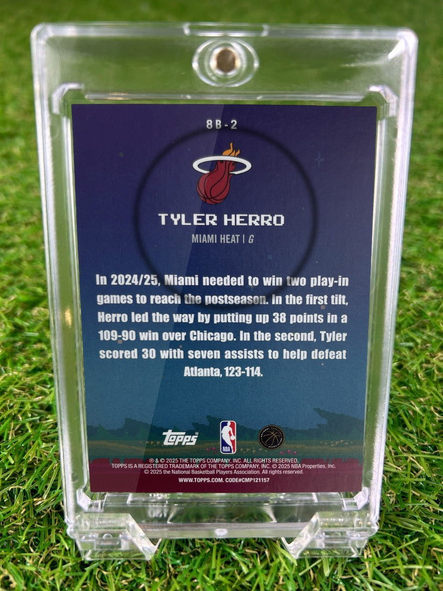 TYLER HERRO 2025 Topps 8-Bit Ballers