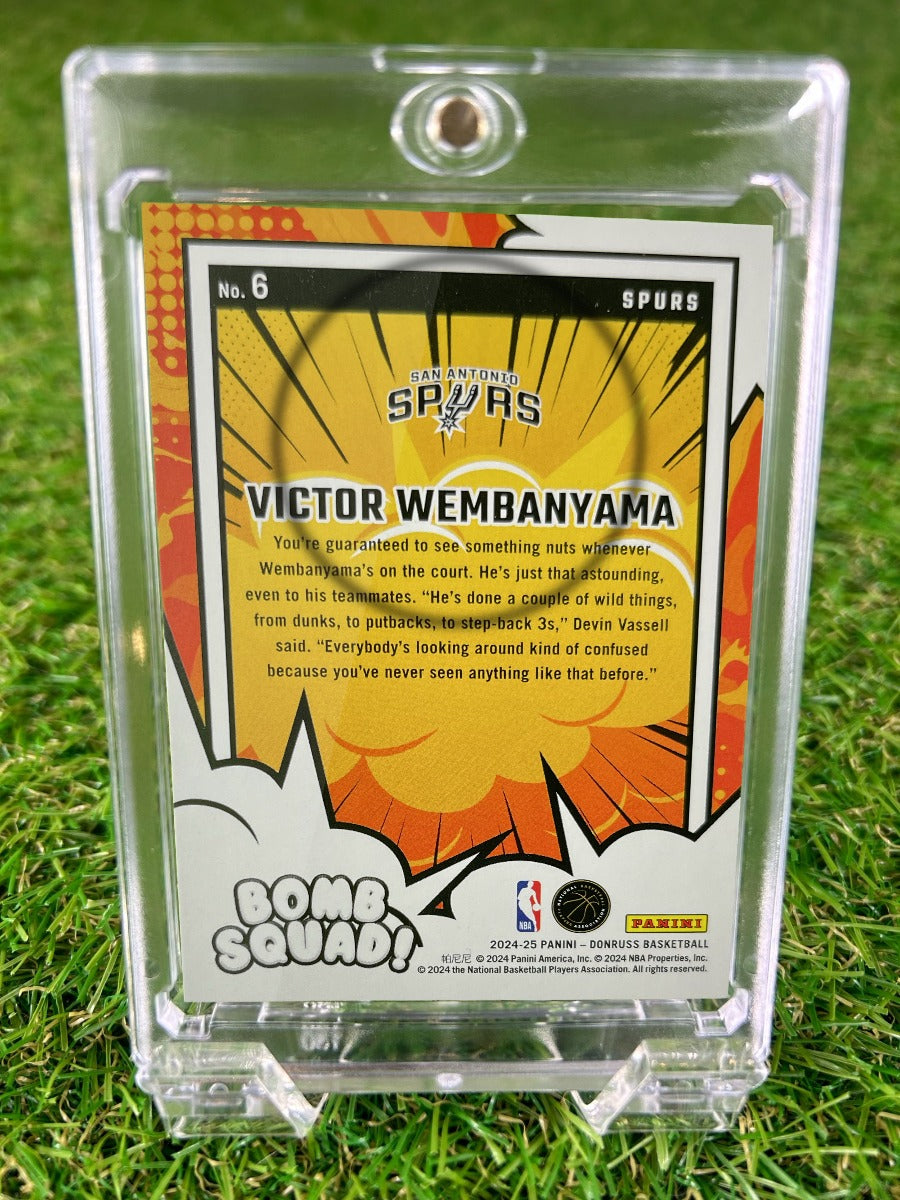 VICTOR WEMBANYAMA 2024 Panini Donruss Basketball Bomb Squad