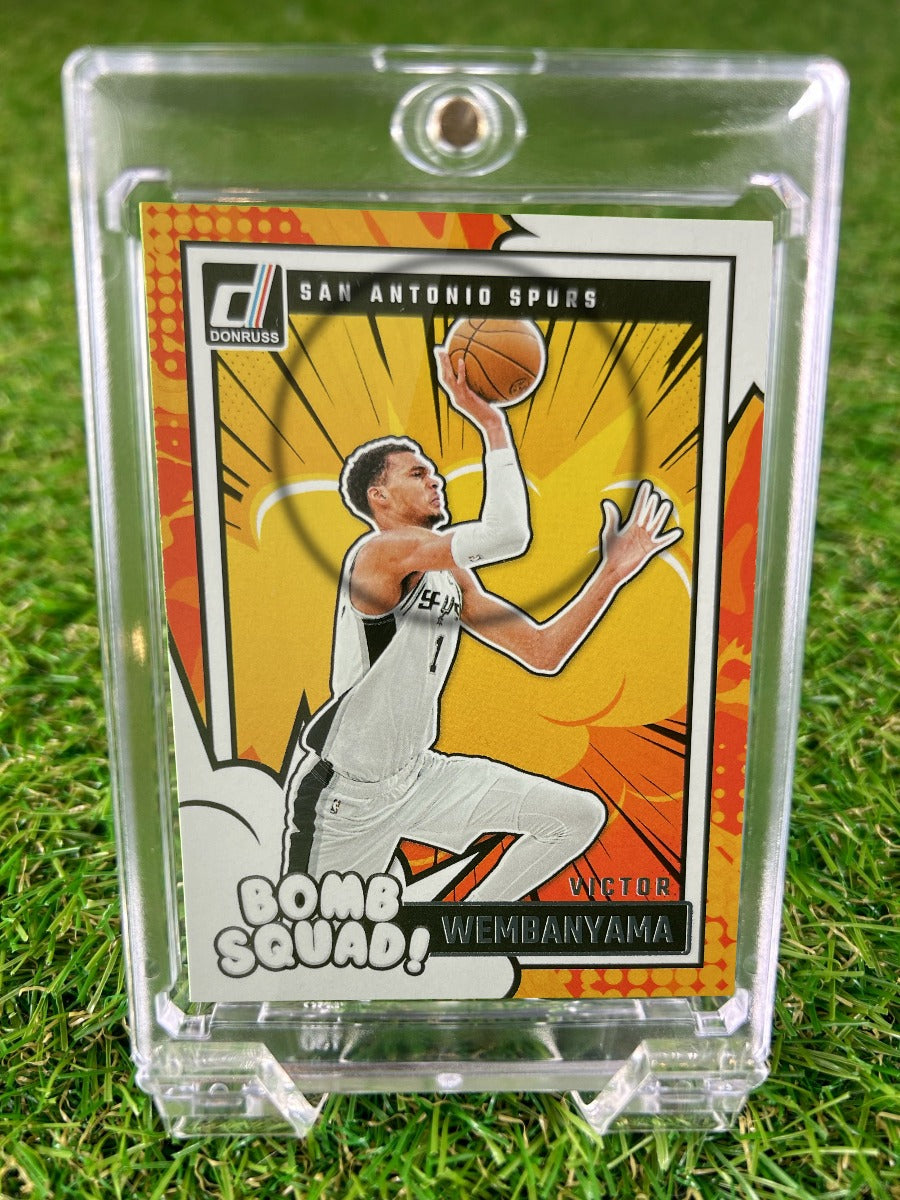 VICTOR WEMBANYAMA 2024 Panini Donruss Basketball Bomb Squad