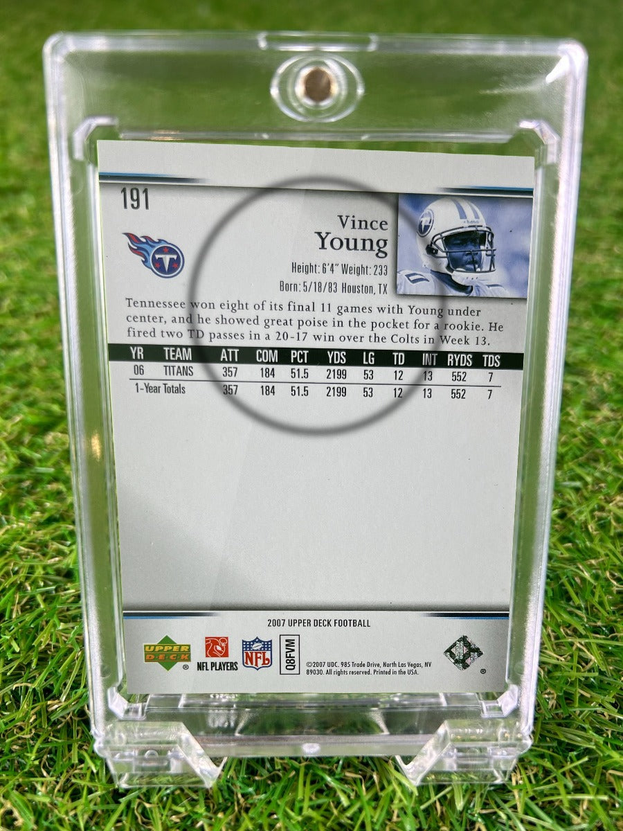 VINCE YOUNG 2007 Upper Deck Football
