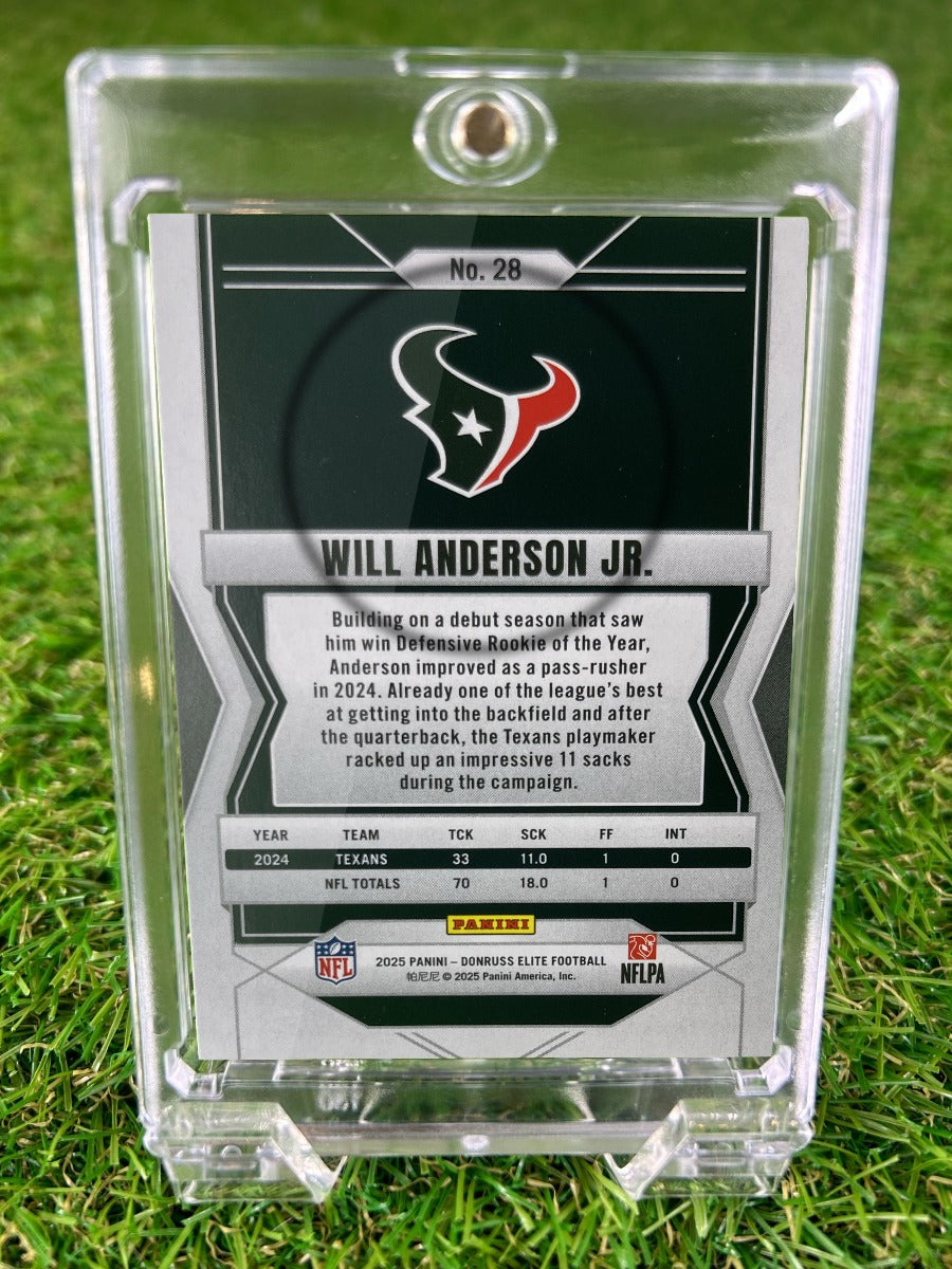 WILL ANDERSON JR. 2025 Panini Donruss Elite Football