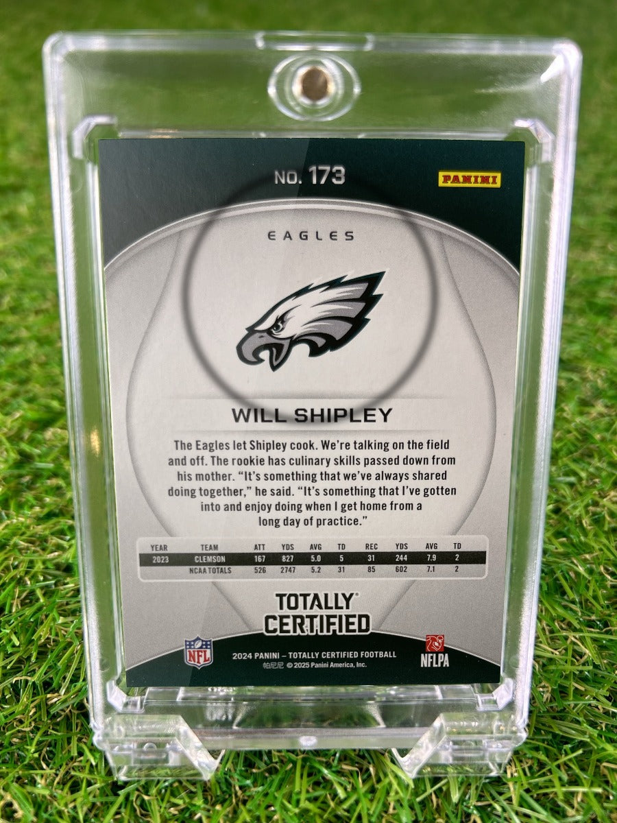 WILL SHIPLEY 2024 Panini Totally Certified