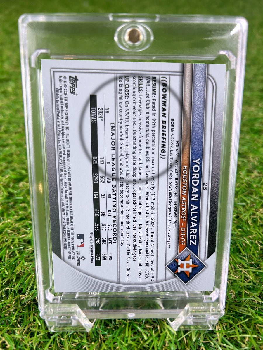 YORDAN ALVAREZ 2025 Bowman