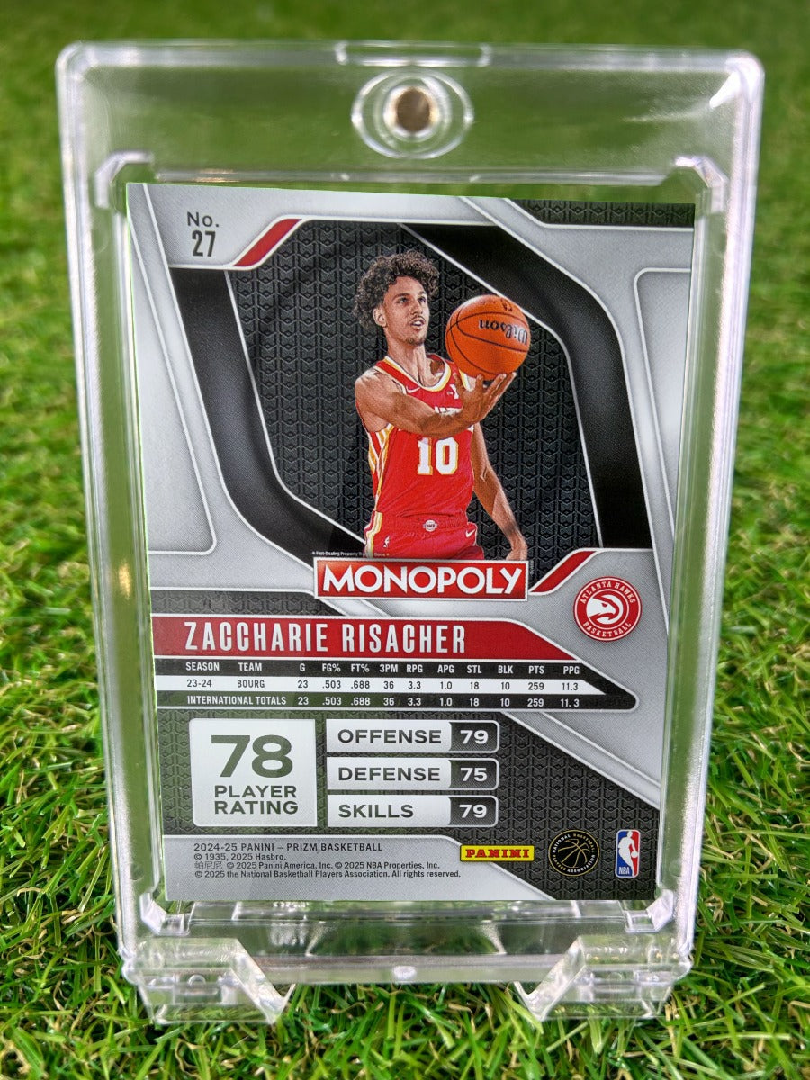 ZACCHARIE RISACHER 2024 Panini Prizm Basketball Monopoly