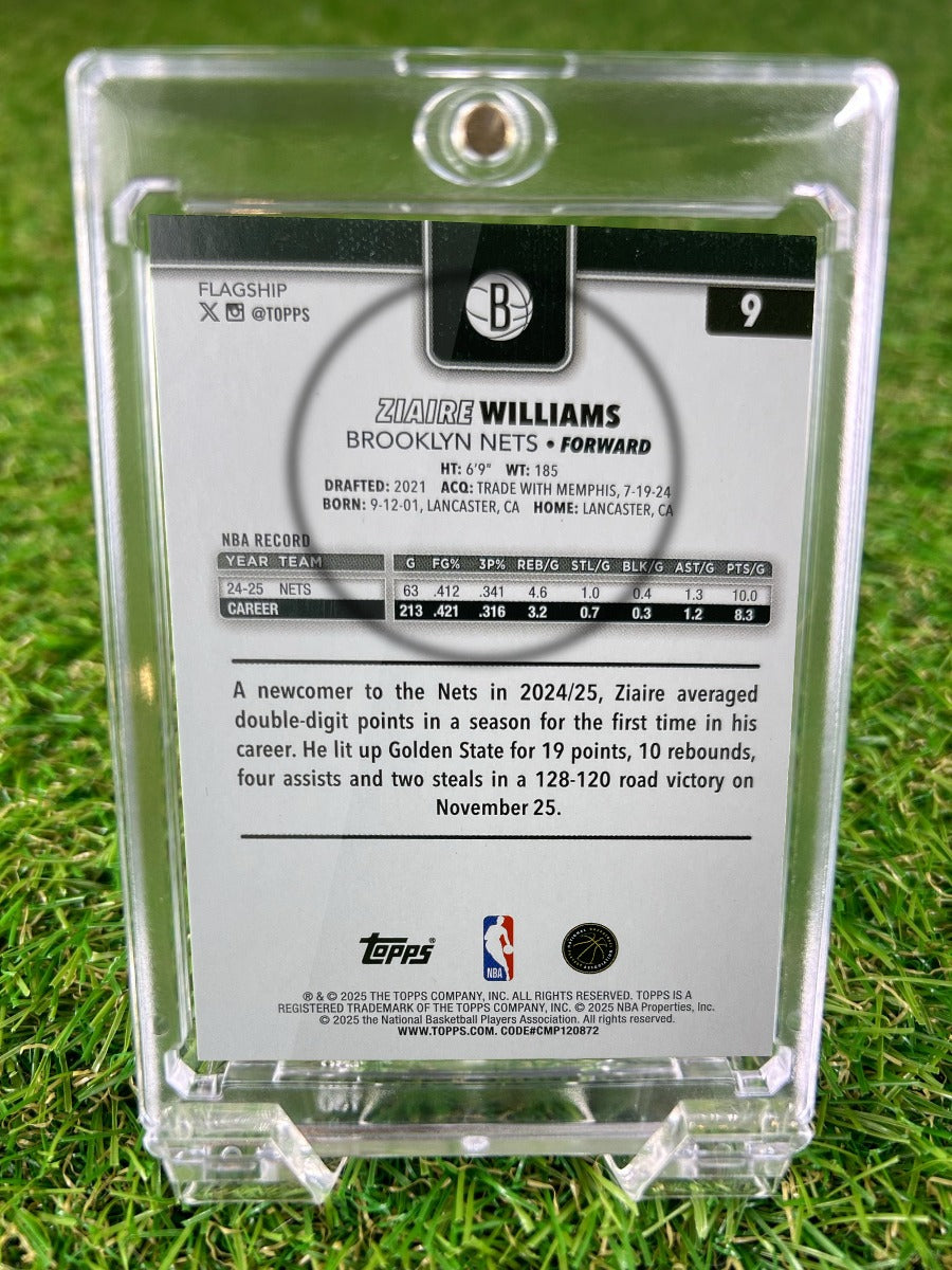 ZIAIRE WILLIAMS 2025 Topps Flagship
